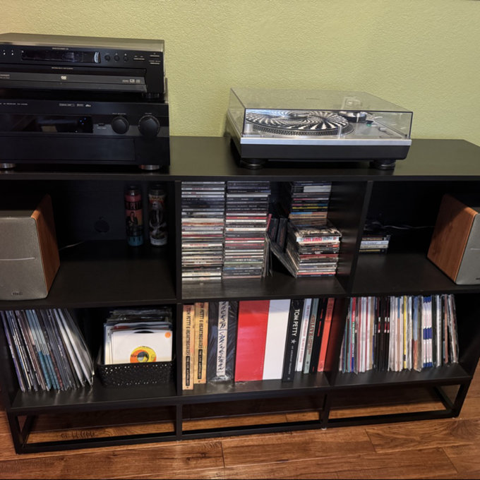 George Oliver Enzo 6 Cube Record Storage Media Stand & Reviews